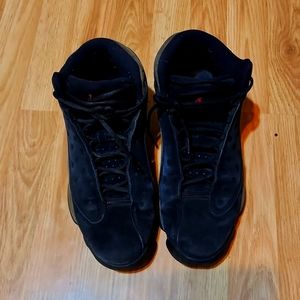 Jordan  13 black and olive size 11 men's used no box